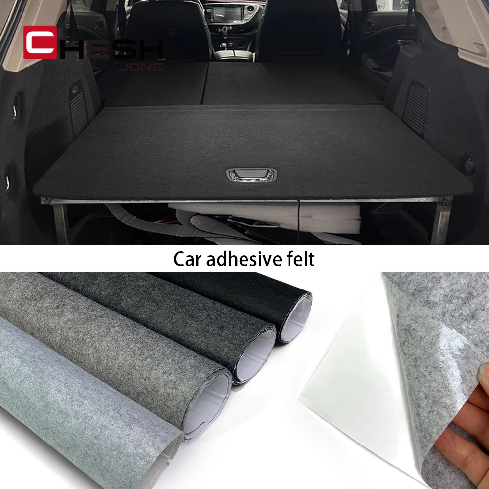 Leather Cleaner Interior - Rouleau de tissu feutré automobile auto-adhésif