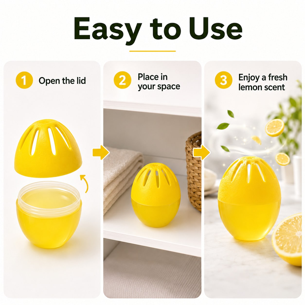 Oeuf désodorisant au citron, é - Odor Eliminator Car avis et prix