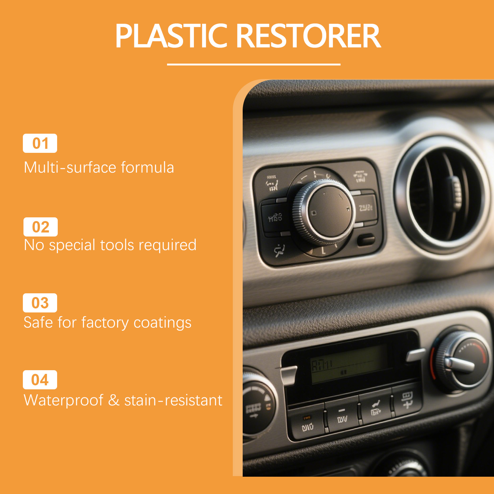 Pâte de restauration du plasti - Trim Restorer Plastic avis et prix